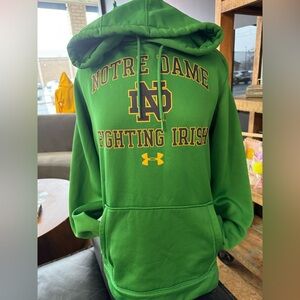 Under Armour Green Notre Dame Hoodie